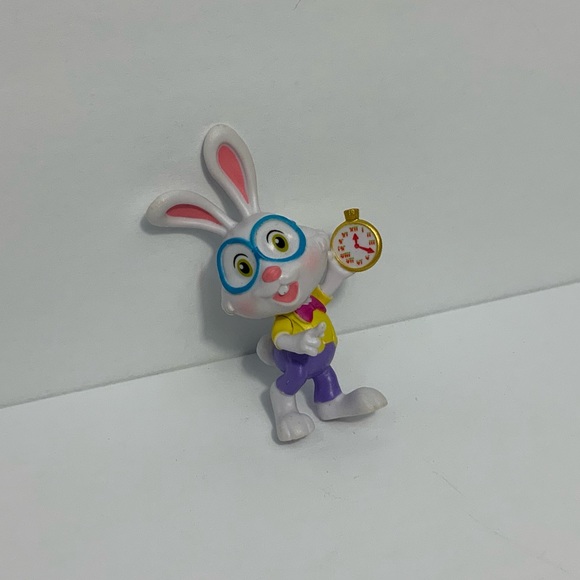 Disney Junior Alice's Wonderland Bakery & Friends Fergie The White Rabbit Figure - Picture 5 of 6